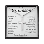 Grandson Gift; Cross Necklace Jewelry