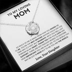 Mom Gift- From Daughter- Best Mother Jewelry