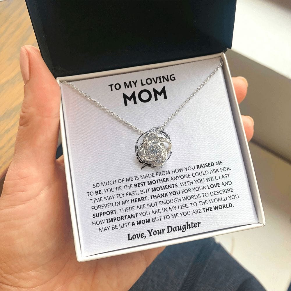 Mom Gift- From Daughter- Best Mother Jewelry