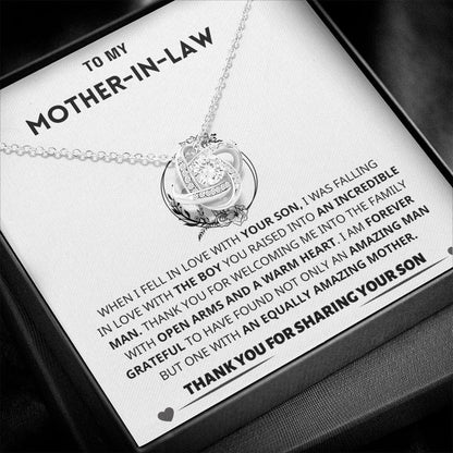 Mother-In-Law Gift- Forever Grateful Necklace Jewelry