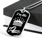 LUXURY DOG TAG BUNDLE; I Am His Queen and I Am Her King Jewelry Sets